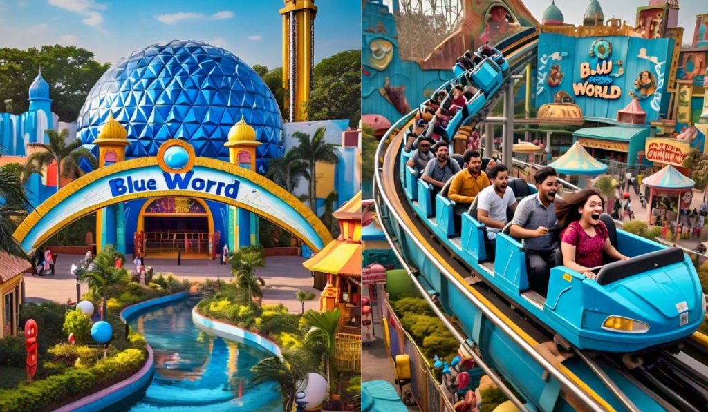 blue word theme park