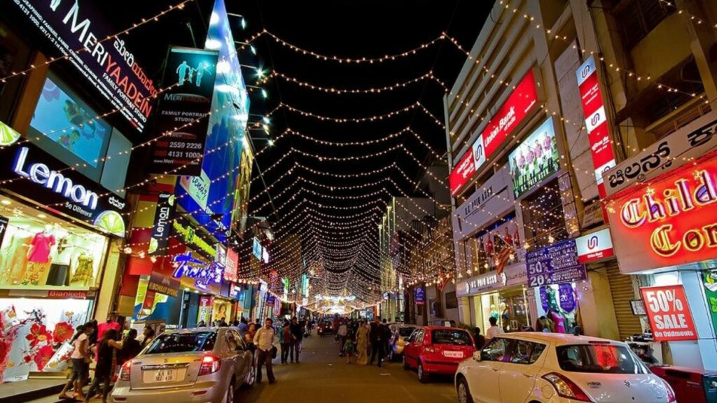 Commercial Street of Bangalore