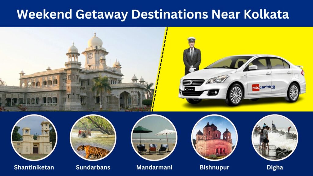 Famous weekend gateways from Kolkata by rental car