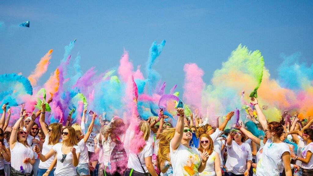 holi celebration in Rajasthan